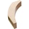 Ekena Millwork 5-inch W x 18-inch D x 24-inch H Thorton Rough Cedar Woodgrain TimberThane Knee Brace, Primed BRCUR05X18X24THRRCPR - alternate 3